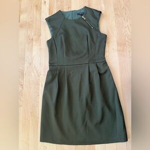 Nanette Lepore Olive Green Midi Dress